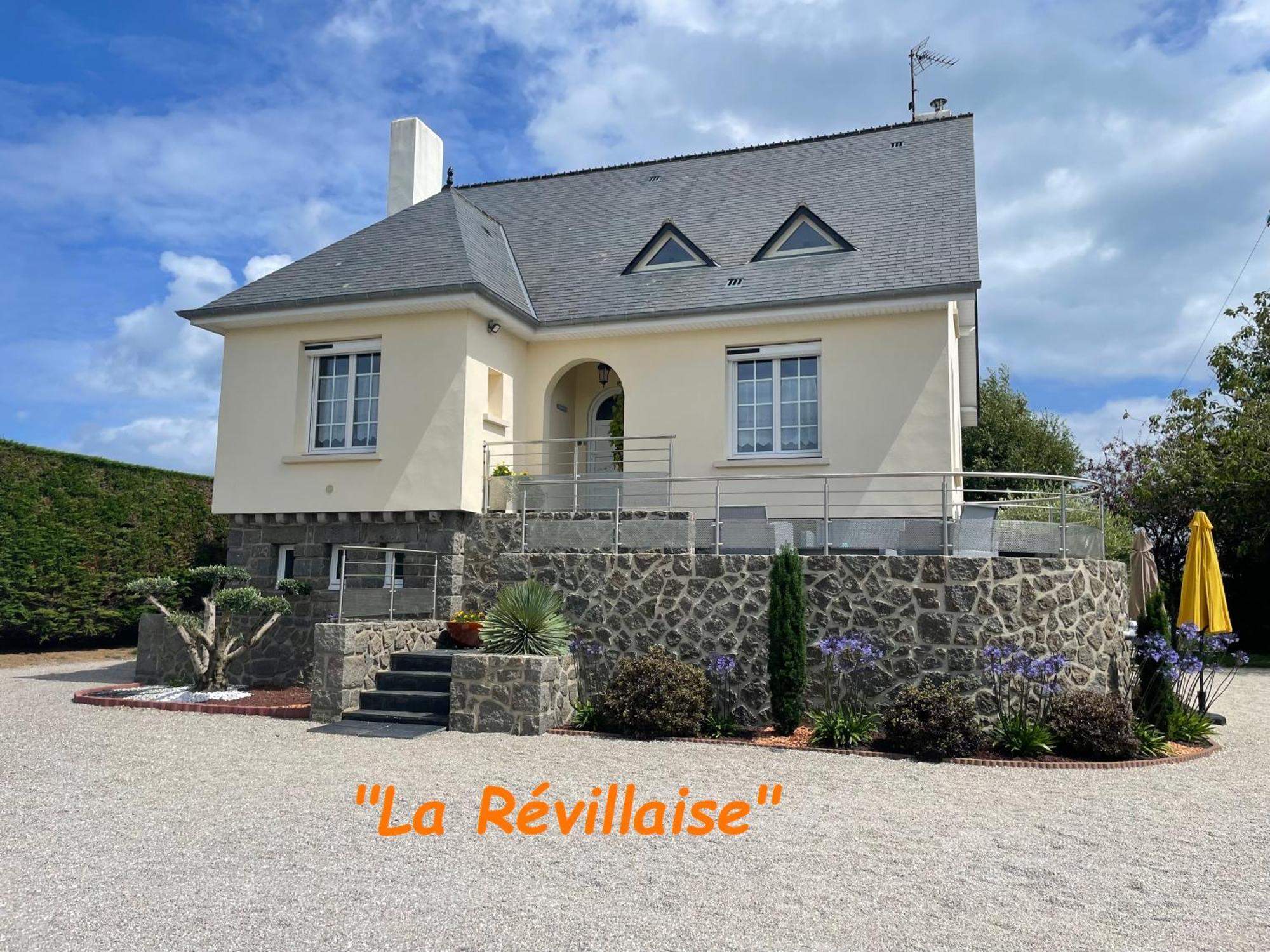 "La Revillaise" Proche Mer, Grand Jardin Clos, 2 A 5 Personnes-Adultes-Enfants- Réville Exteriör bild